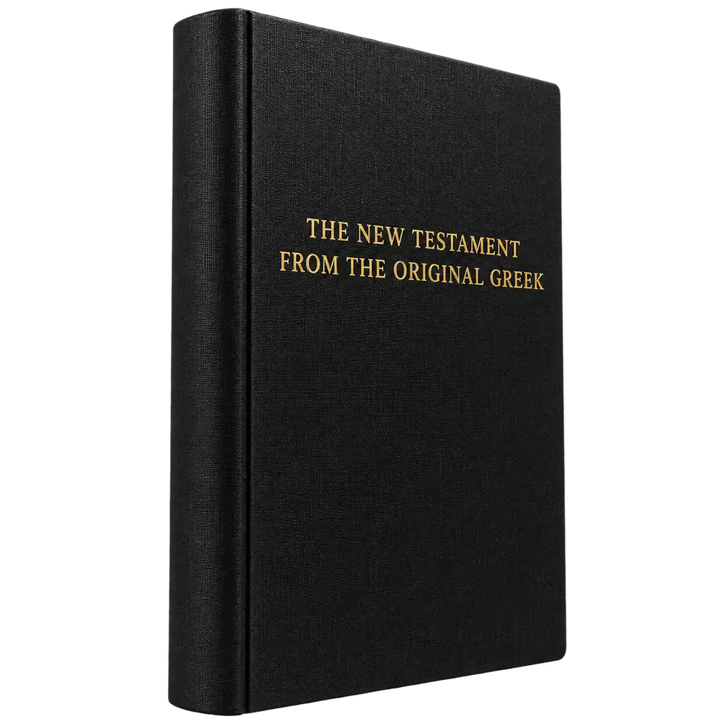 The physical New Testament book from the original Greek + 7 digital gifts