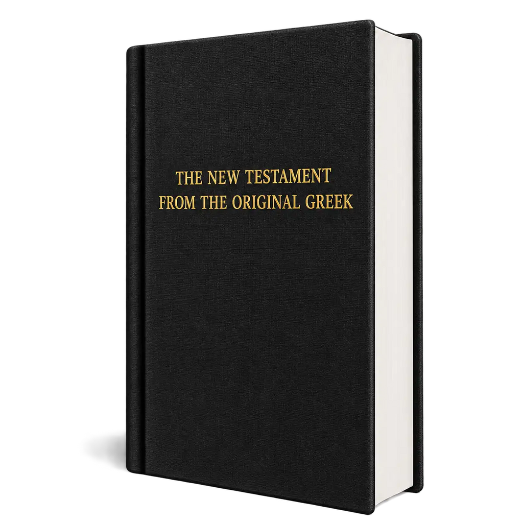 The physical New Testament book from the original Greek + 7 digital gifts